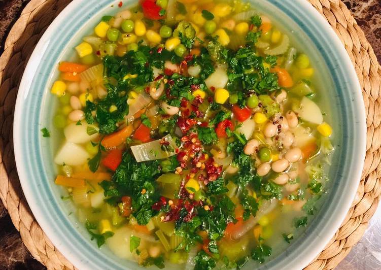 Steps to Make Ultimate Mixed vegetable broth