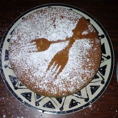 A picture of End of year challenge#cinnamon flavoured cake.