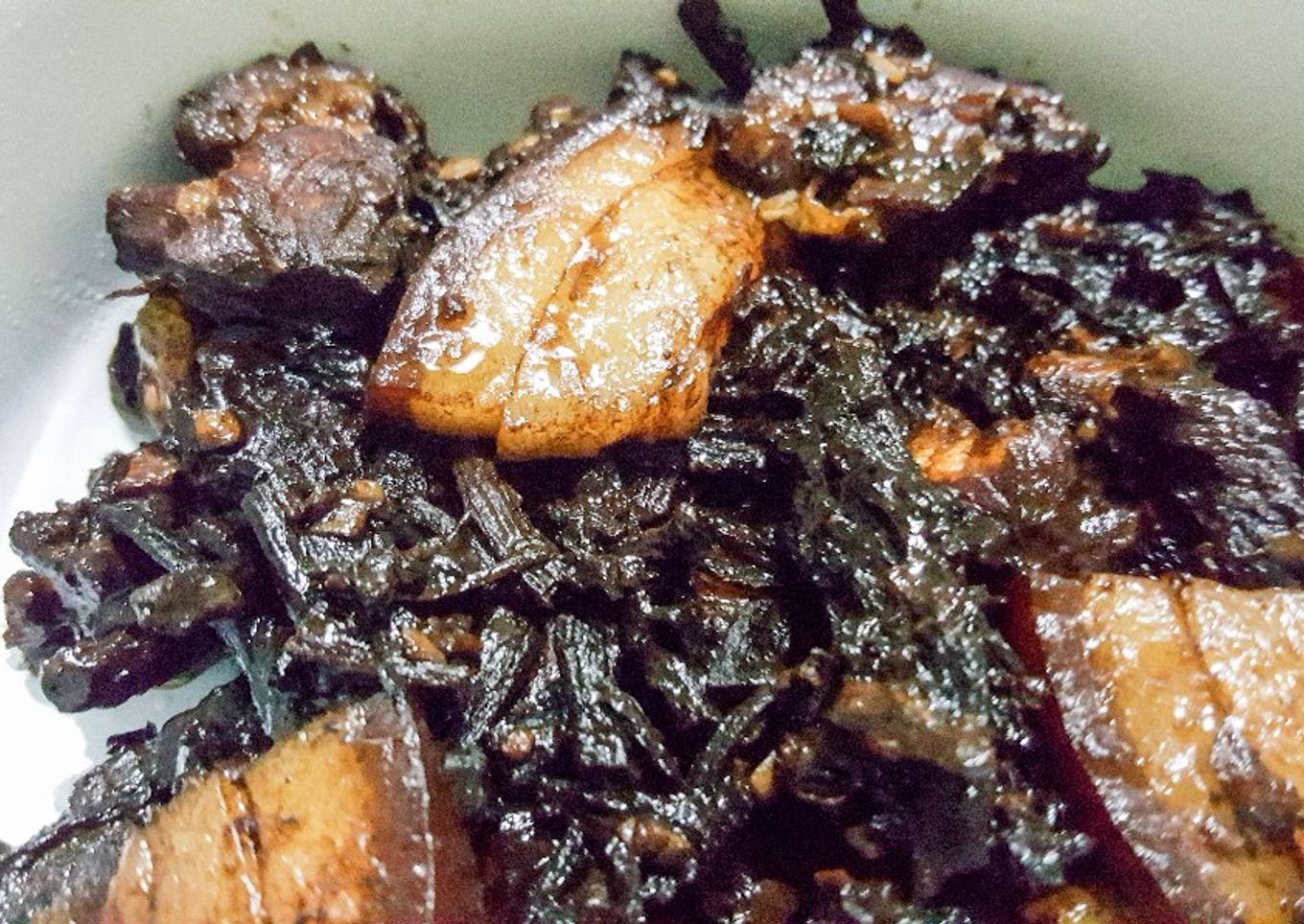 Ham Choi Kon (Babi Hong sederhana)
