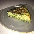 Tortilla de perejil y fideos
