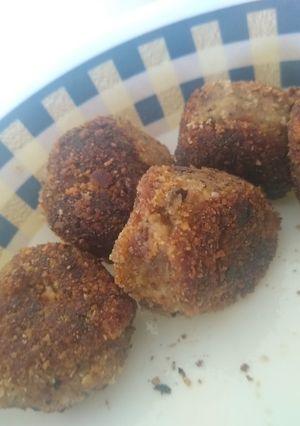 Una foto de Albóndigas de Berenjena Veganas 🌱