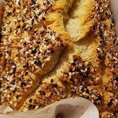 A picture of Keto Macadamia Bread.
