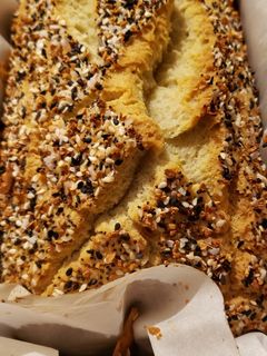 A picture of Keto Macadamia Bread.