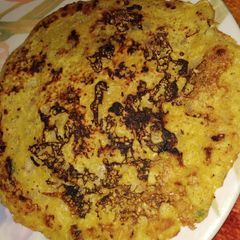 A picture of Besan chilla.