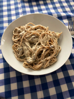 Una foto de Salsa Carbonara Vegana