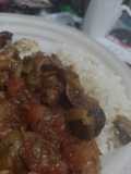 Berenjenas vindaloo veganas