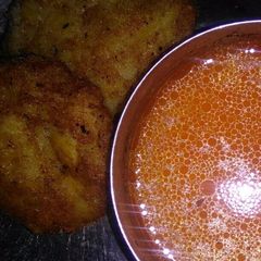 A picture of Aloo ki tikki.