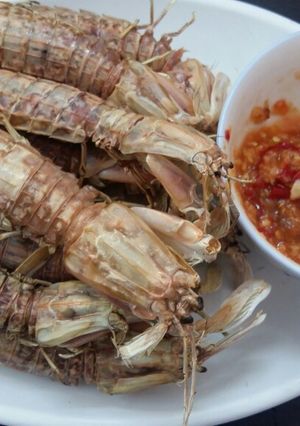 รูปของ กั้งไข่ อบเนย ซอสมะขาม