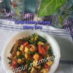 Tumis Kacang Panjang mix Udang Tahu রেসিপির প্রধান ছবি