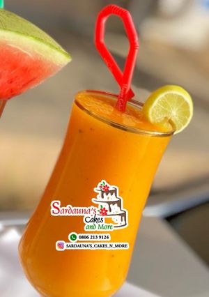 A picture of Pawpaw smoothie.
