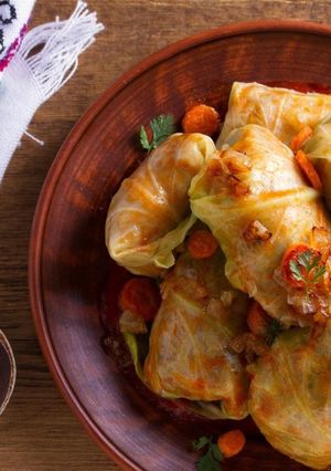 Foto resep Resep Kol Gulung Isi Daging Pedas