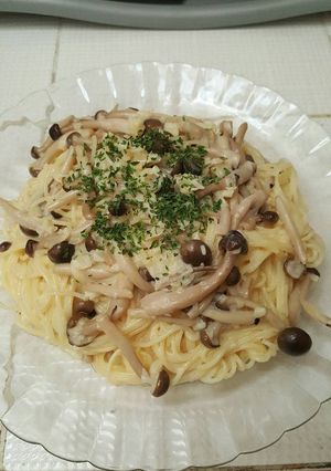 Foto resep Spaghetti creammy mushroom