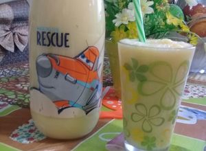 صورة لوصفة عصير الليمون والبرتقال 🍹🍊