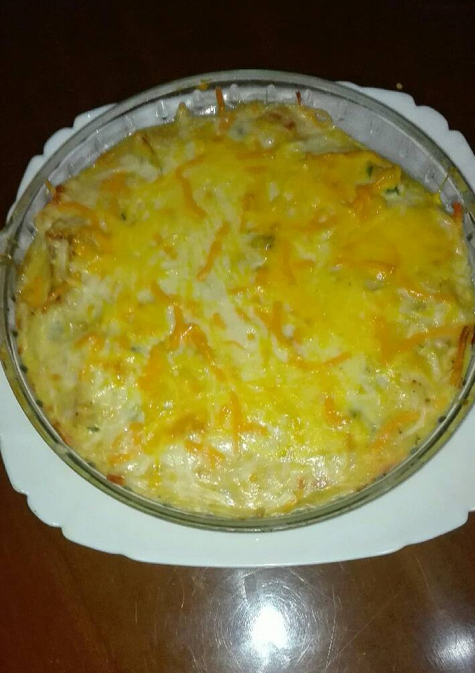 Una foto de Bacalao gratinado