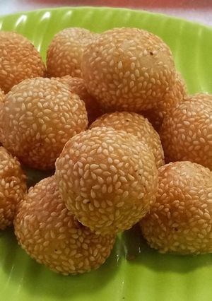 Foto resep Onde onde kacang hijau empuk