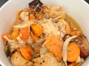Una foto de airfryer cena saludable