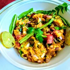 A picture of Rajasthani aloo ka bharta.