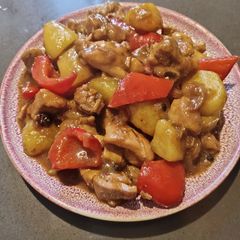 Braised chicken A picture of Braised chicken.