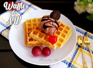 Foto resep Waffle ala AW (crispy outside, fluffy inside)