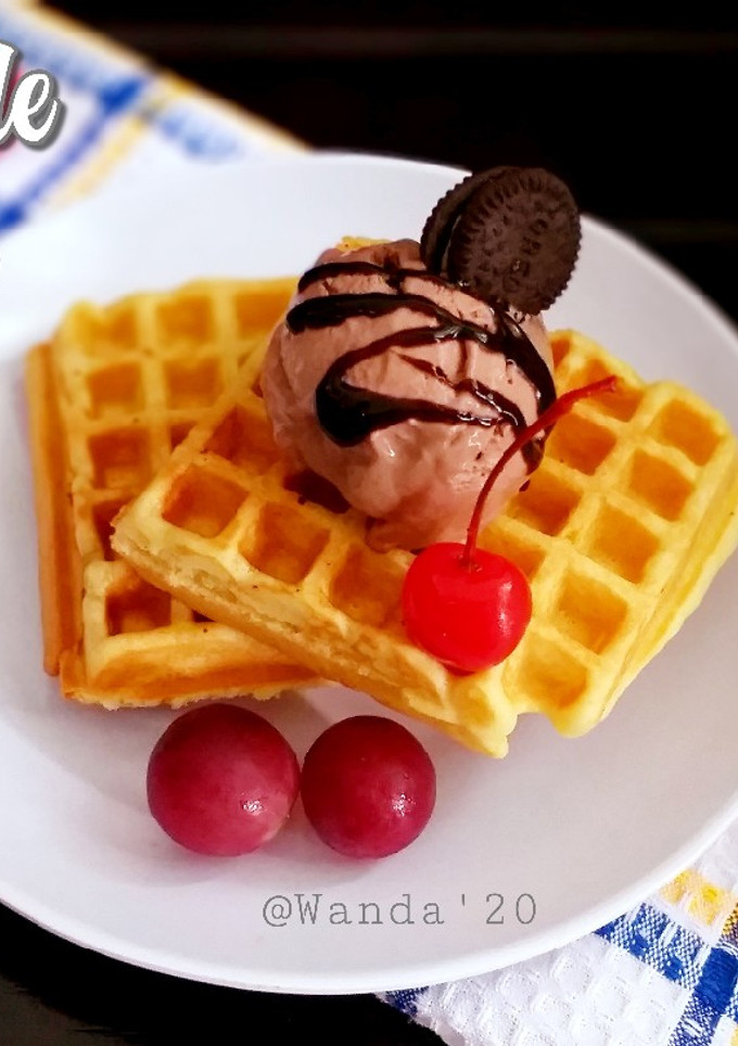 Foto resep Waffle ala AW (crispy outside, fluffy inside)