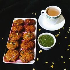 A picture of Corn Vada.