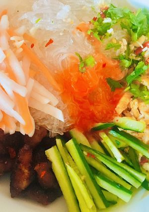 Hình của món Miến trộn.