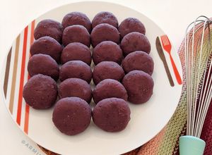 Foto resep Pasta Ubi Ungu (isian bakpia, roti, mooncake)