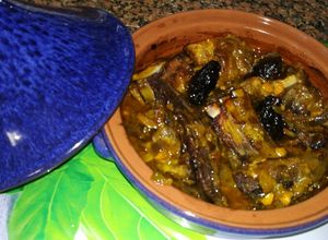 Una foto de Tajine de cordero al estilo tunecino