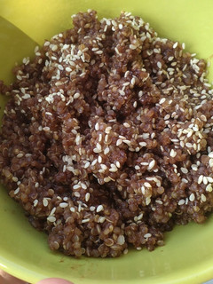 Una foto de Quinoa con cacao