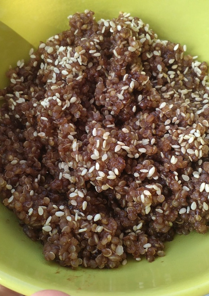 Una foto de Quinoa con cacao