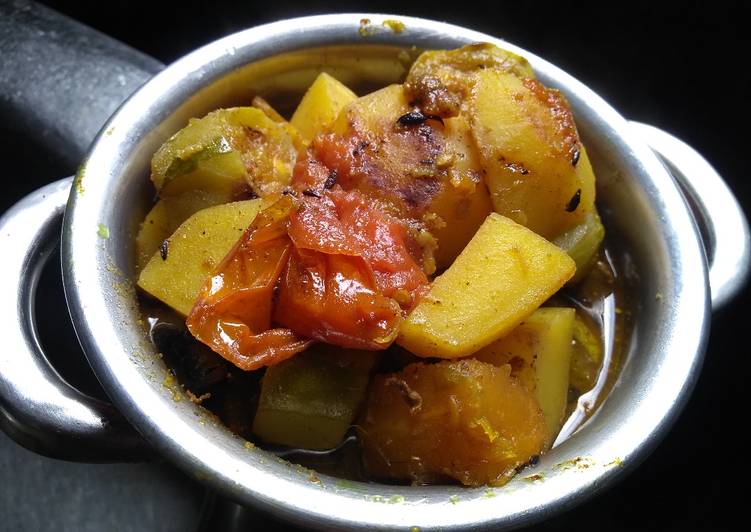 How To Learn Parwal potato pumpkin curry