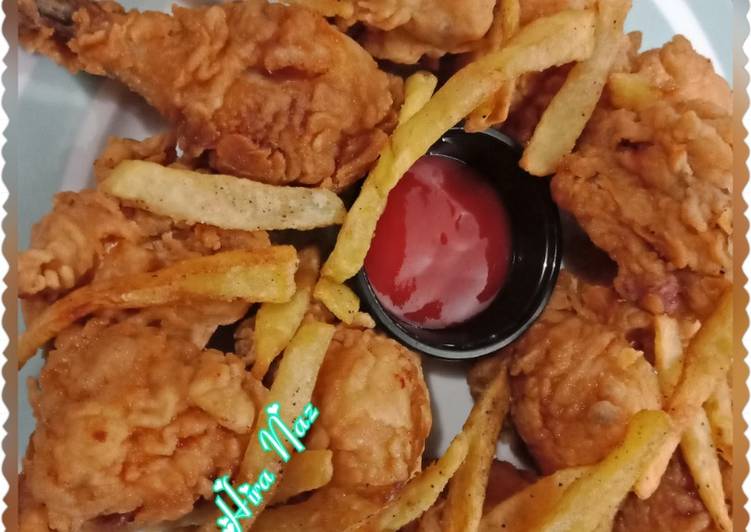 Tuesday Fresh Chicken Broast With French Fries