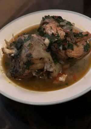 A picture of Fish Peppersoup.