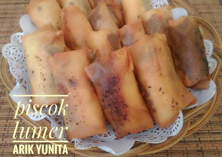 Resep Piscok lumer 🍌🍫 Anti Gagal