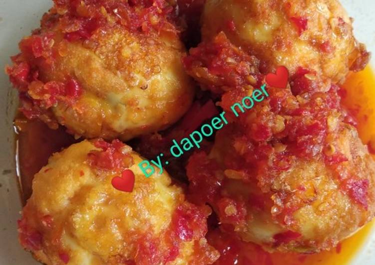 Resep Telur goreng balado yang Enak Banget