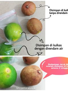 Foto resep Tips Menyimpan Jeruk Nipis&Lemon