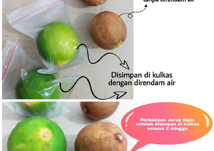 Tips Menyimpan Jeruk Nipis&Lemon