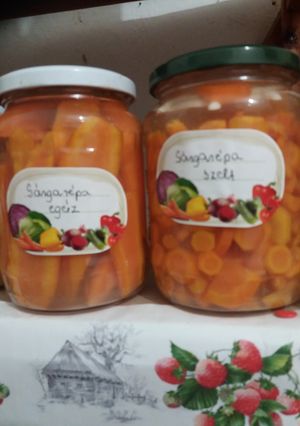 Leveszöldség télire befőzőautomatával recept fotója
