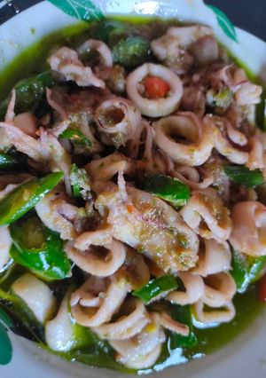 Foto resep Cumi sambel ijo