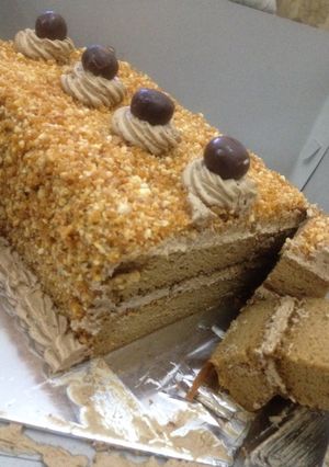 Foto resep Mocca nougat cake