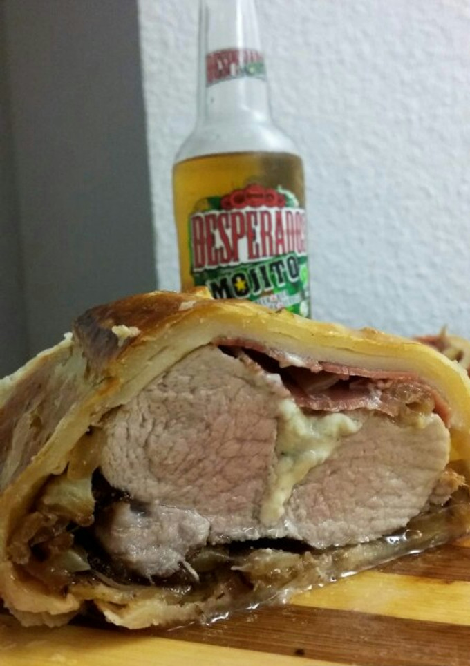 Una foto de Solomillo Wellington