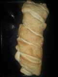 Pan relleno con queso y orégano y prepizzas