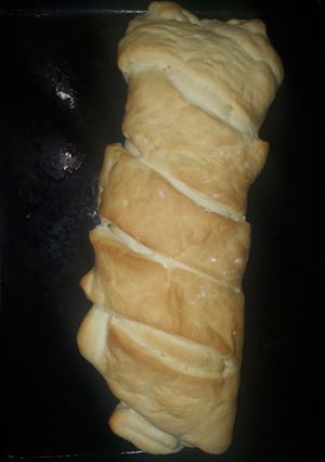 Una foto de Pan relleno con queso y orégano y prepizzas