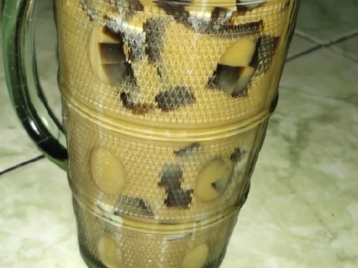 Cara Gampang Membuat Resep Es capuccino cincau simple yang Enak Banget Anti Ribet, Mantap