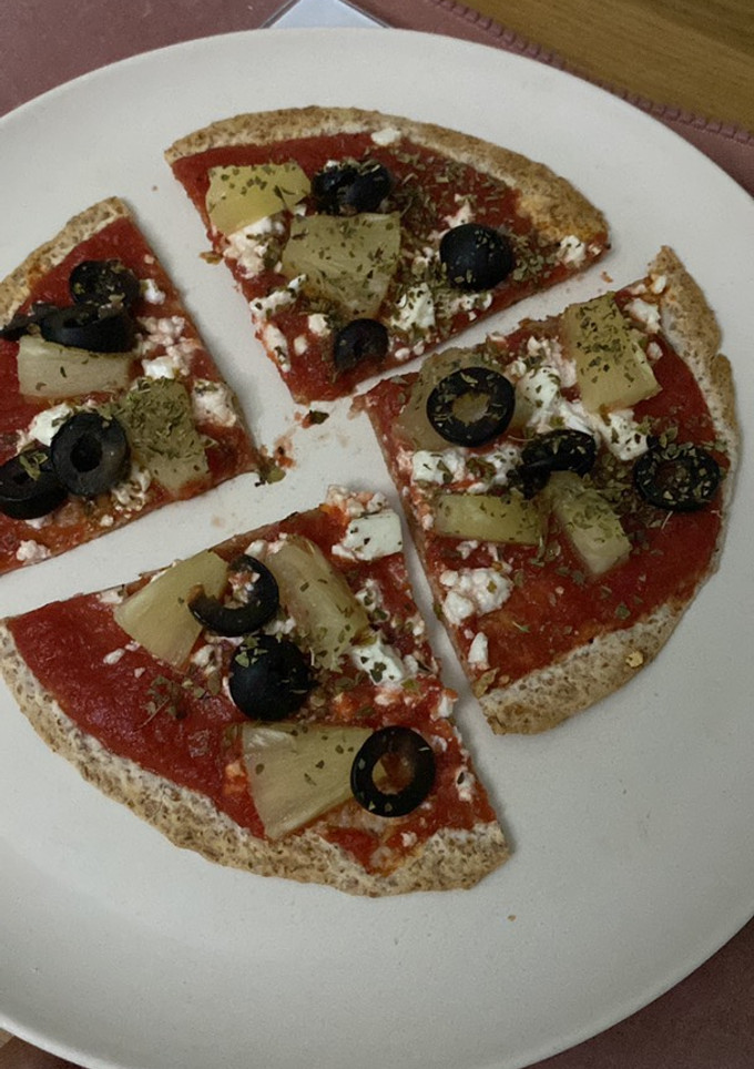 Una foto de "Pizzas" en tortita