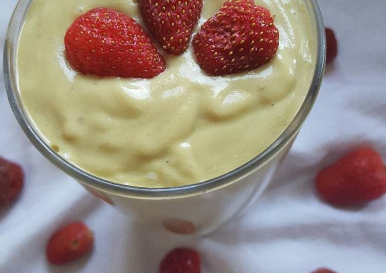 Simple Way to Make Quick Avocado Strawberry Smoothie