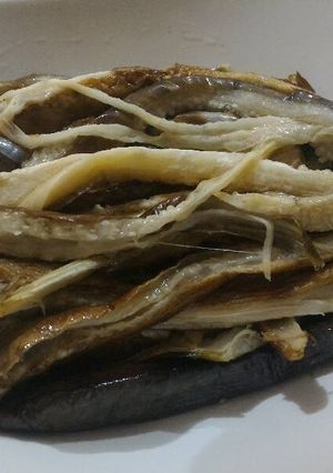 Foto resep Terong suwir goreng