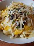Tagliatelli con Salsa de Zanahorias