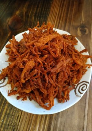 Hình của món Thịt heo giả khô bò.