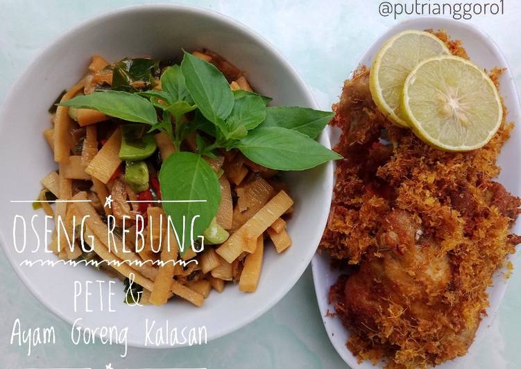 Oseng Rebung Pete Pedas